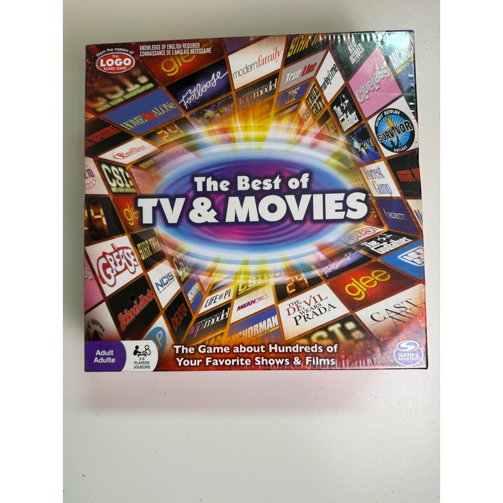 Spin Master The Best of TV & Movies Board‎ Game Trivia 2014 New Sealed 20064168